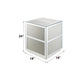 Noralie - 18" End Table With Faux Diamonds - Mirrored