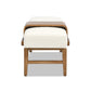 Billie 52" Modern Telephone Bench with Sliding Shelf