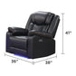 Challenger - LED Power Recliner Chair - view 4