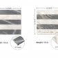 12x12 White Gray Waterjet Marble Tiles