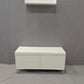 Wall-Mounted Entryway Shelf with Hooks and Storage Bench Set