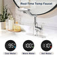 LED Temperature Display Bathroom Faucet