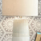 Shavon - Ceramic Table Lamp  - Beige / White