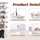 Rotating Shoe Rack Tower, 6-Tier Spinning Shoe Rack