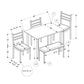Contemporary 5-Piece Dining Set