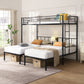 Triple Twin Over Twin Bunk Bed