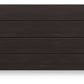 Darborn - 88" TV Stand With Electric Infrared Fireplace Insert - Gray / Brown