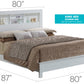 Elegant Transitional King-Sized Bed