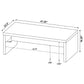 Brianna Mango Rectangular Coffee Table