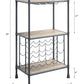 Brantley - Wine Rack - Antique Oak & Sandy Gray