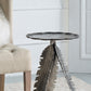 16.9 x 16.9 x 19.7 Leaf Side Table