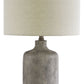 Linus - Ceramic Table Lamp  - Antique Black
