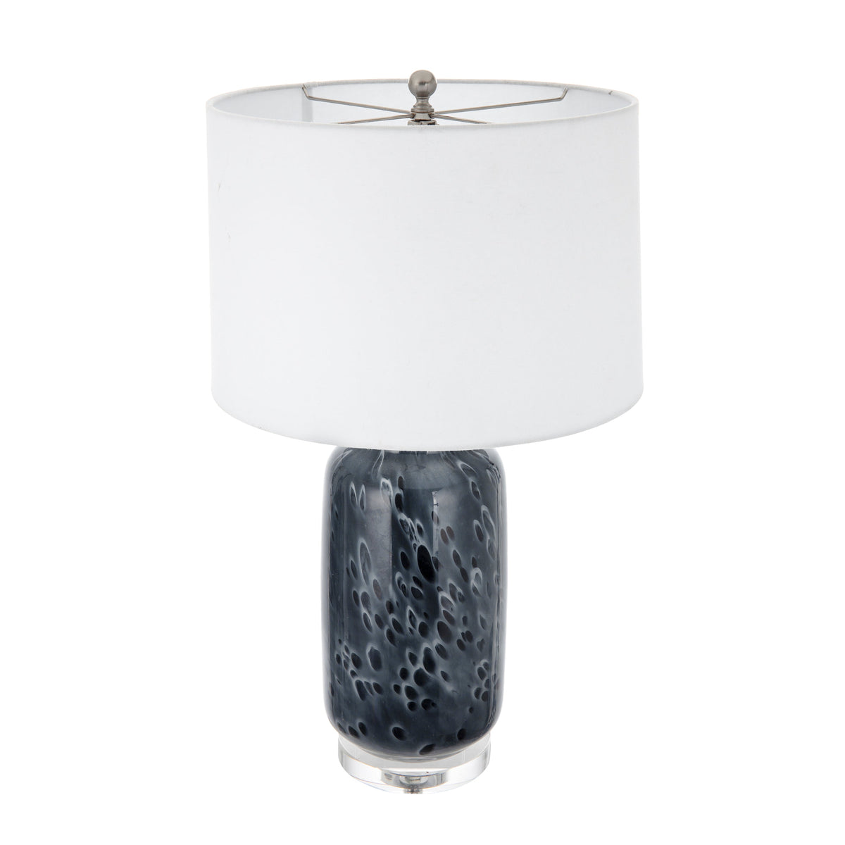 D16.9''xH28'' Ellis Glass Table Lamp