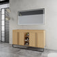 60" Freestanding Bathroom Vanity Cabinet