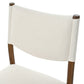 7 Pieces Modern Dining Set - Rustic Farmhouse Solid Wood