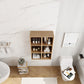 24 Inch Wall Mounted Storage Shelves Combination