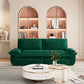 73.2" Queen Pull Out Sofa Bed - 3-in-1 Convertible Sleeper