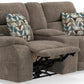 Joya - Power Headrest Power Lay Flat Reclining Console Loveseat With CR3 Heat/Massage/Lumbar/ZG - view 3