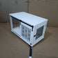 Modern Wooden Dog Crate Furniture with Sliding Barn Door