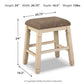 Bolanburg - Upholstered Stool (Set of 2) - Beige