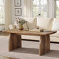 47" Rustic Brown Rectangle Coffee Table