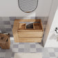 30" Wall Mounting Bathroom Vanity, Soft Close Drawer