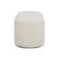 Fuji 43" Upholstered Oval Storage Bench