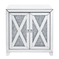 Noralie Mirrored & Faux Diamonds Console Cabinet
