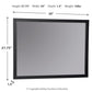 Danziar - Bedroom Mirror - Black