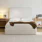 Canter Tall Headboard Upholstered Bed - Pearl