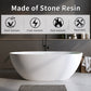 59" Solid Surface Matte Tub
