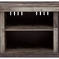 Derekson - LG TV Stand w/Fireplace Option - Multi Gray