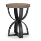 Bowden - Round Accent Table - Rustic Honey