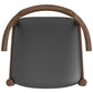 Leon Mid-Century Modern Leather Dining Chair (Set of 2)