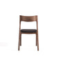 Moderno Wood Vegan Leather Dining Chair