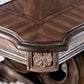 Dining Room 1pc Dining Table W Leaf Trestle Base Rustic