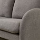 Loveseat Sofa Small Couch For Living Room, Sherpa Fabric Upholstered Loveseat Sofa Couch, Small Loveseat Sofa - view 4