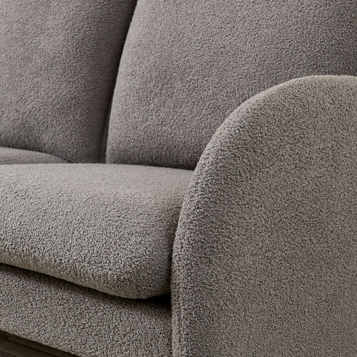 Loveseat Sofa Small Couch For Living Room, Sherpa Fabric Upholstered Loveseat Sofa Couch, Small Loveseat Sofa - view 4
