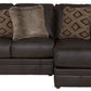 Denali - Italian Leather Match Sectional