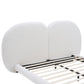 Extra Thick Upholstered Platform Bed Frame with Luxury Split Headboard