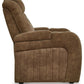 Wolfridge - Power Recliner/Adj Headrest - Brindle