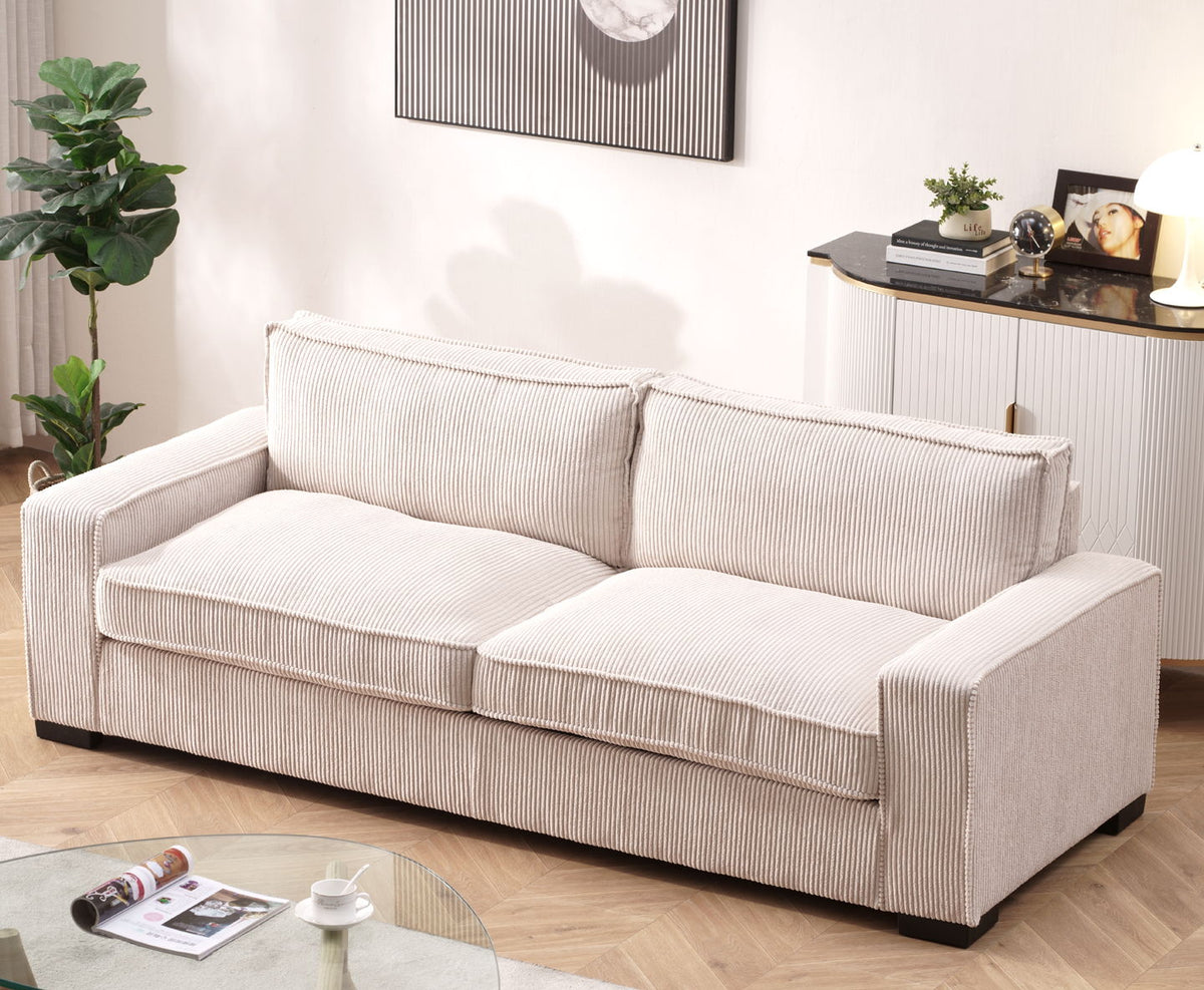 Luxe - Sofa With Sleek Design, Spacious And Comfortable 3 Seater Couch - view 4