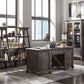 Sutton Place - Door Bookcase - Weathered Charcoal