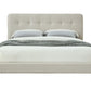 Full Sized Upholstered Bed in a Box with USB