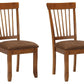 Berringer - Dining UPH Side Chair (Set of 2) - Rustic Brown