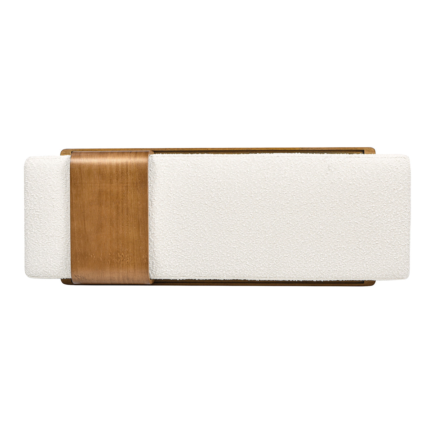 Billie 52" Modern Telephone Bench with Sliding Shelf