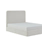 Canter Tall Headboard Upholstered Bed - Pearl