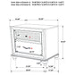 Barzini 2-Drawer Nightstand