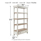 Realyn - Bookcase - Brown / White