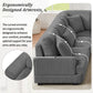 Oversized Sectional Sofa U - Shaped Sofa Couch Modern Sofa Upholstered In Soft With A Chaise Lounge For - view 4